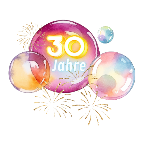 Jubiläumsballon 30 Jahre