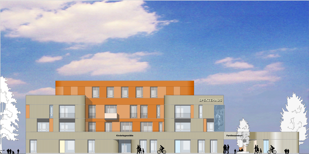 Spektehaus Planungsansicht